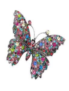 Butterfly Brooch - Multicolor Butterfly Brooch - Multicolor