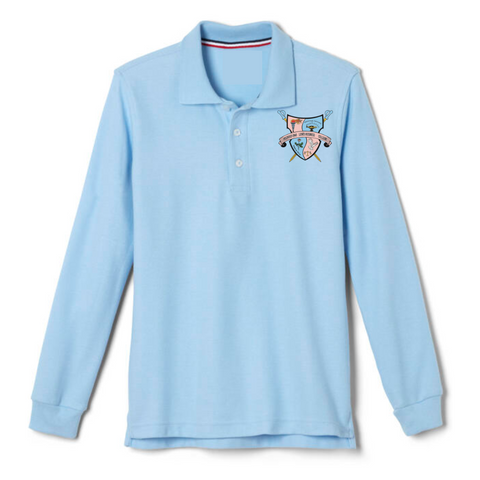Gamma Phi Delta Polo - Long Sleeve (Blue) Gamma Phi Delta Polo - Long Sleeve (Blue)