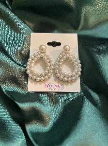 Watch the Pearl Drop Earrings Watch the Pearl Drop Earrings