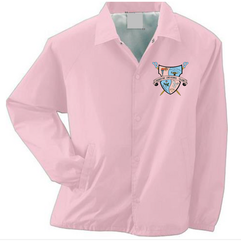 Light Pink Lightweight Jacket - Back Design Light Pink Lightweight Jacket - Back Design