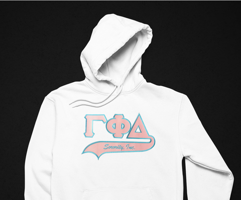 Gamma Phi Delta Hoodie - White Gamma Phi Delta Hoodie - White