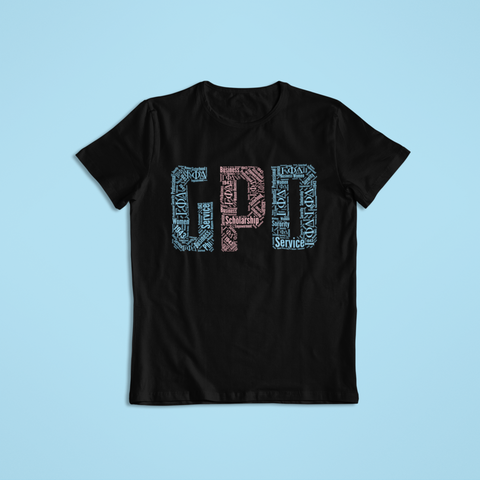 Gamma Phi Delta in Words Short Sleeve Shirt - Black (GPD) Gamma Phi Delta in Words Short Sleeve Shirt - Black (GPD)