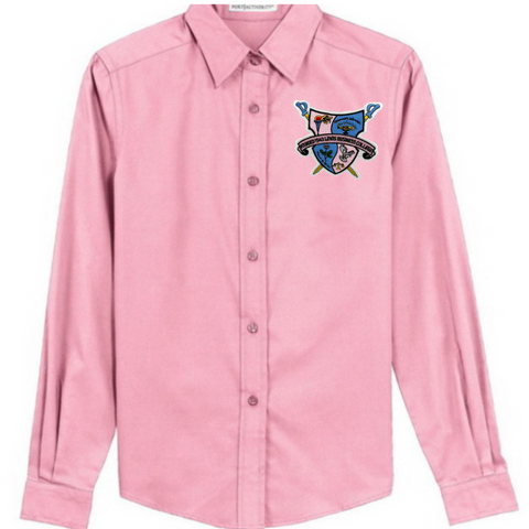 Gamma Phi Delta Button Down - Light Pink Gamma Phi Delta Button Down - Light Pink