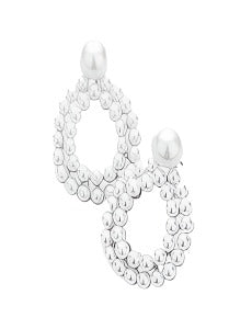 Watch the Pearl Drop Earrings Watch the Pearl Drop Earrings