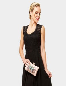 Flowers & Pearls Pink Clutch Flowers & Pearls Pink Clutch