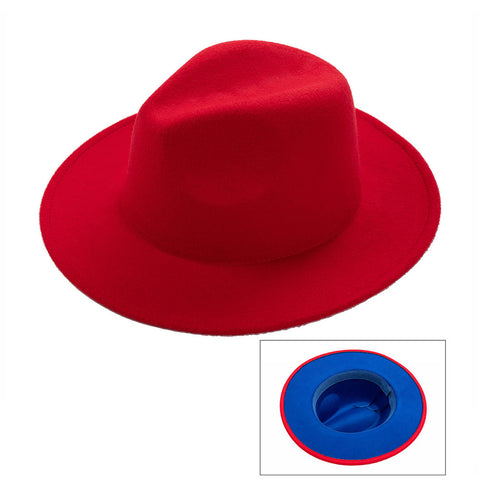 Fedora Hat - Red Fedora Hat - Red