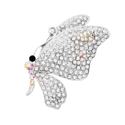 Butterfly Brooch - Silver Butterfly Brooch - Silver