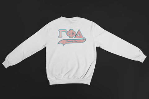 Gamma Phi Delta Sweatshirt - White Gamma Phi Delta Sweatshirt - White