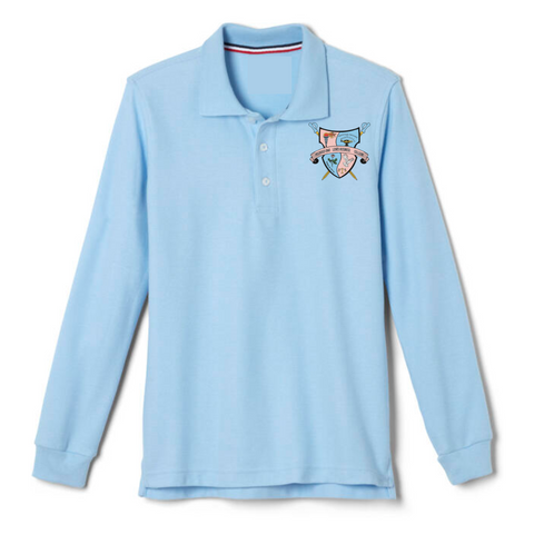 Gamma Phi Delta Polo - Long Sleeve (Blue)