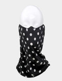 Black & White Polka Dot Fashion Face Mask