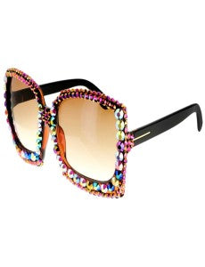 Multicolor Bling Sunglasses