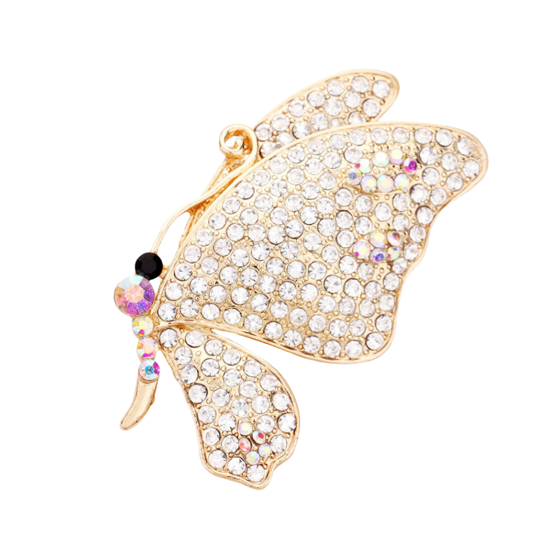 Butterfly Brooch - Gold