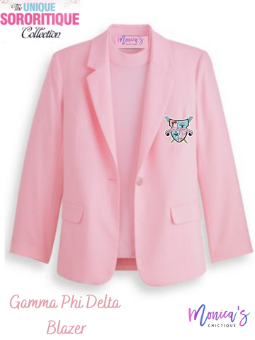 Gamma Phi Delta Pink Blazer