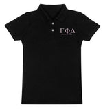 Gamma Phi Delta Polo Shirt - Black