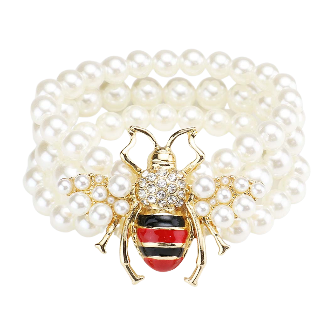 Pearl Bee Bracelet