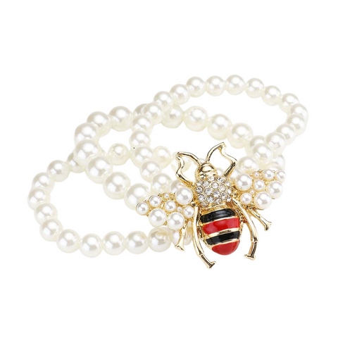 Pearl Bee Bracelet